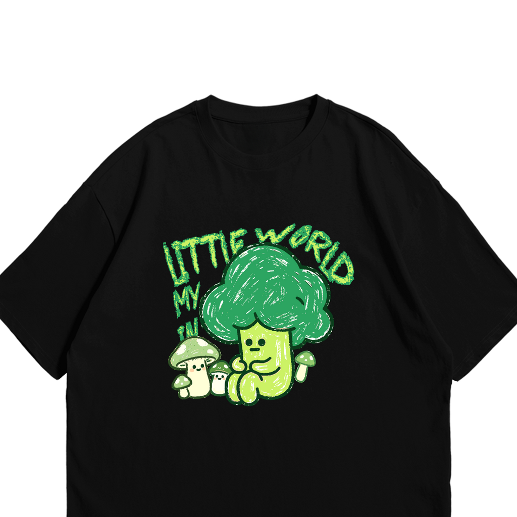 Healing Little World Broccoli Oversize Tee