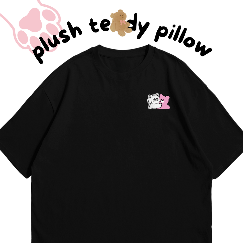 Soft Plush Teddy Pillow Oversize Tee